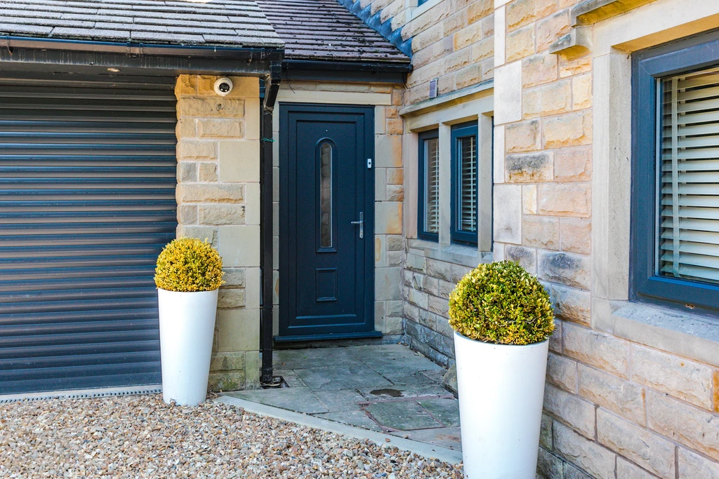Front Door and Garage